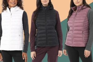 How do check the comfortableness of women long-down vest